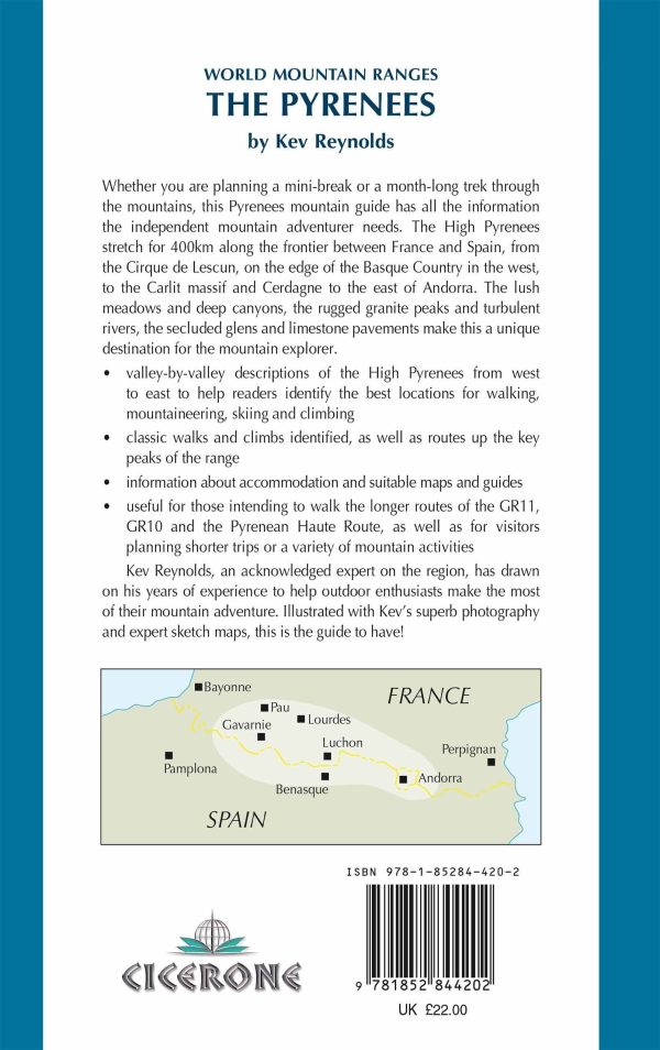 Hiking guide - The Pyrenees: The High Pyrenees from the Circus of Prescun To The Carlit Massif | Cicerone For Discount - Image 2