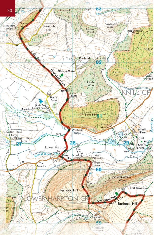 Hiking guide (in English) - Offa s Dyke Path Walking guide NAT. Trail + Map Booklet Router | Cicerone For Discount - Image 4